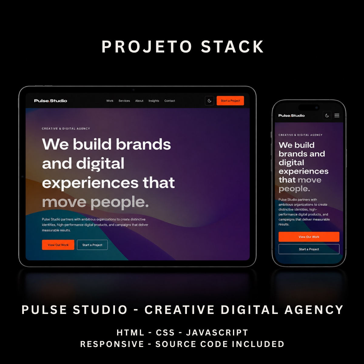 Pulse Studio - Creative & Digital Agency HTML Website Template