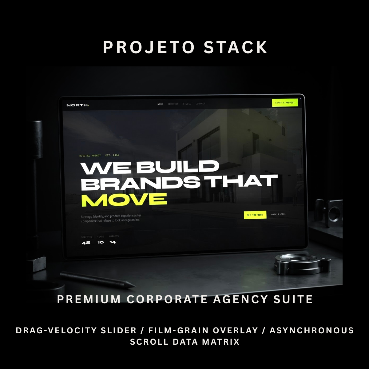 Premium Agency Landing Page Template