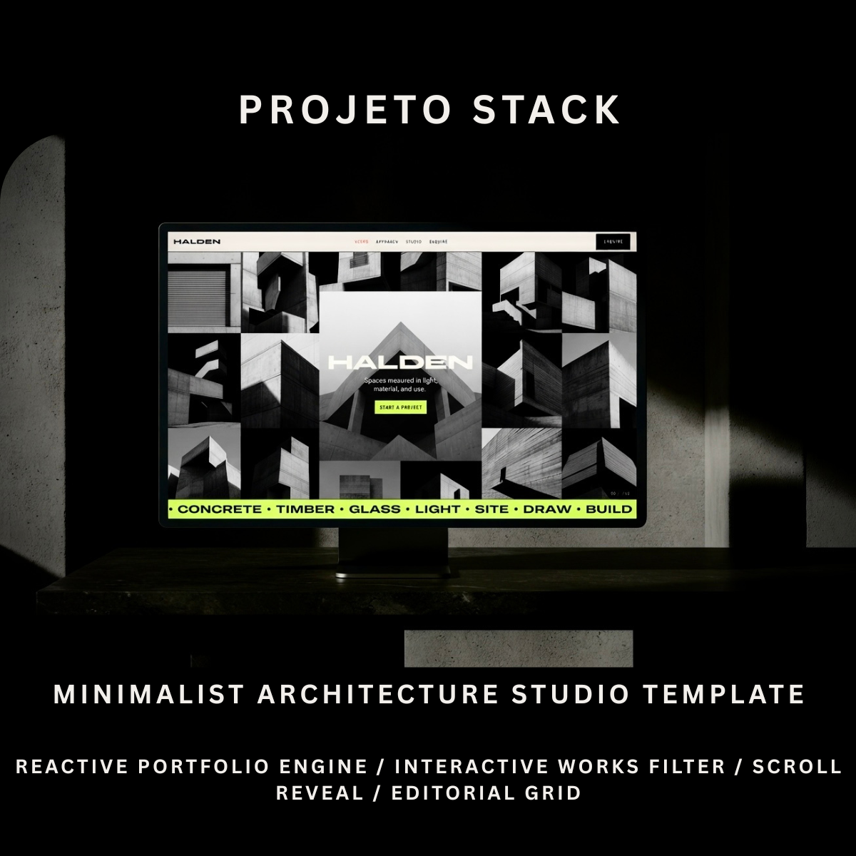 Architecture Studio Landing Page Template
