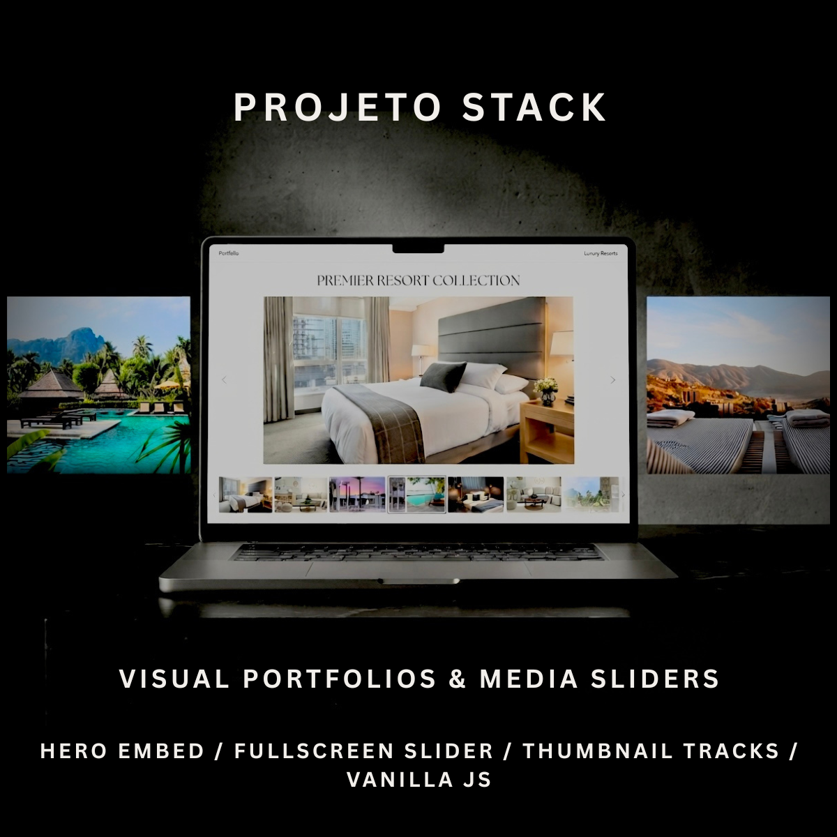 Visual Portfolios & Media Sliders