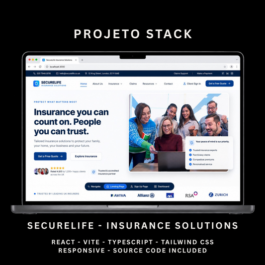 SecureLife - Insurance React Website Template