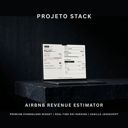 Airbnb Revenue Estimator HTML Widget - Responsive ROI Calculator Component