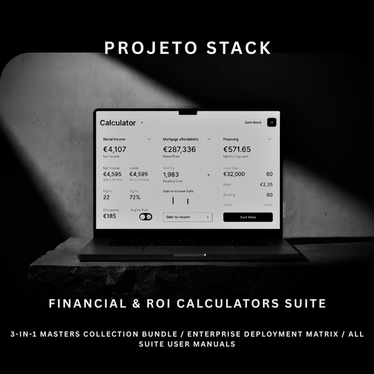 Financial & ROI Calculators Suite - 3 Premium HTML Calculator Widgets Bundle